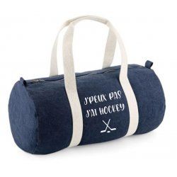 Sac polochon denim j'peux...