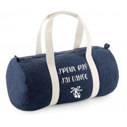 Sac polochon denim j'peux... 2