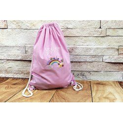 Sac gym coton brodé... 2