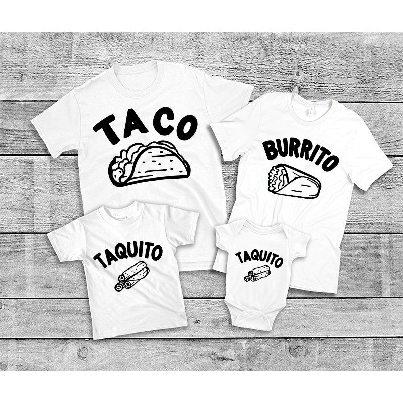 T-shirt famille Taquito bébé et enfant
