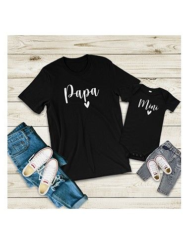 Duo Papa-Mini t-shirt et body