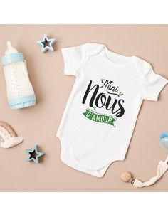 Body mini nous d'amour - La folie du personnalisé