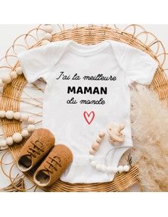 Body j'ai la meilleure maman du monde - La folie du personnalisé