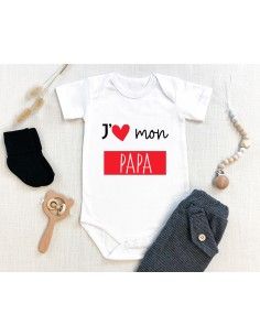 Body j'aime mon papa - La folie du personnalisé 2