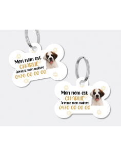 Médaille chiot Saint Bernard
