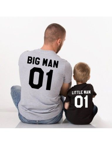 Ensemble t-shirt Big man - Little man