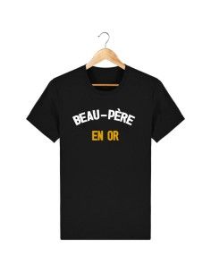T-shirt beau-père en or 2