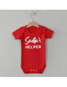 Body bébé Santa's helper - La folie du personnalisé