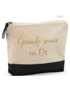 Trousse évasée grande sœur...