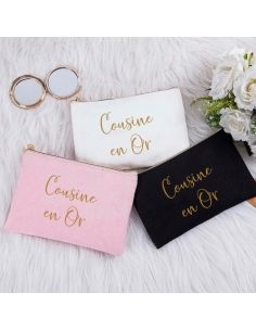 Trousse cousine en or