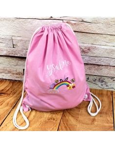 Sac gym coton brodé...