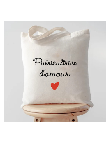 Tote bag puéricultrice d'amour