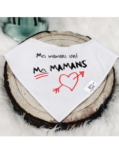Bavoir bandana mes mamans...