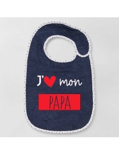 Bavoir j'aime mon papa