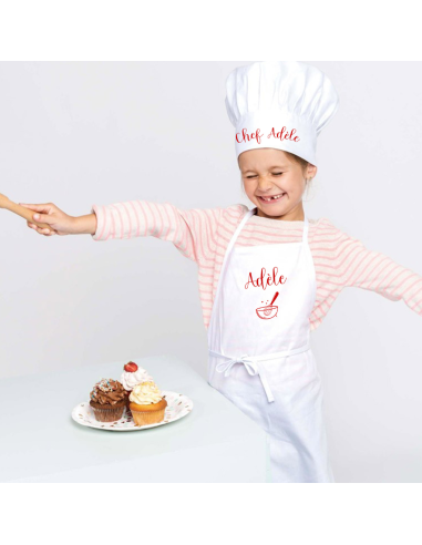 Kit toque et tablier de cuisine...