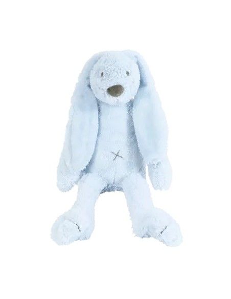 Peluche Happy Horse lapin brodée couleur gris