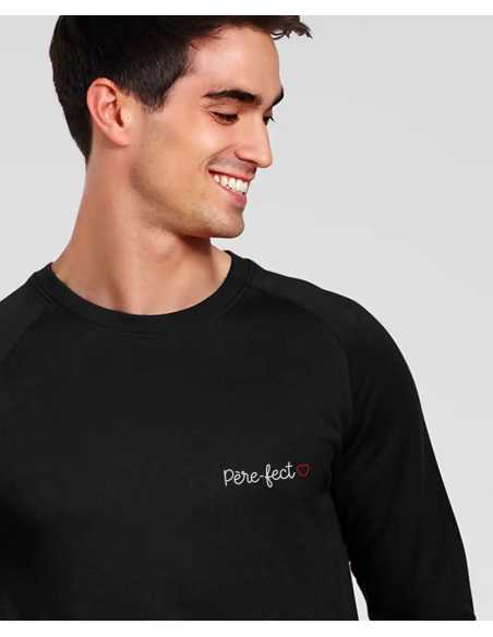 Sweat homme brodé père-fect - la folie du personnalisé