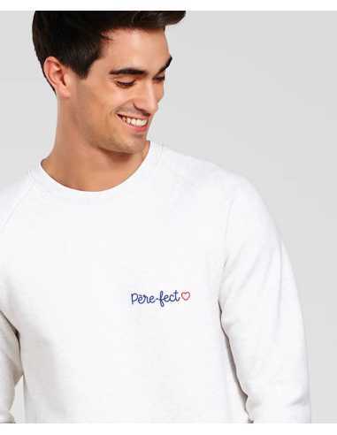 Sweat homme brodé père-fect - la folie du personnalisé