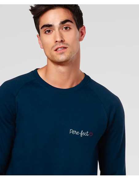 Sweat homme brodé père-fect - la folie du personnalisé