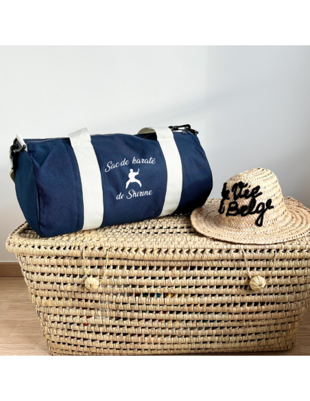 Sac polochon karaté + prénom