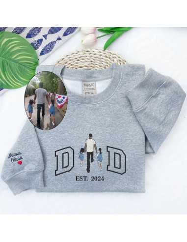 Sweat Dad ou Papa brodé avec votre...