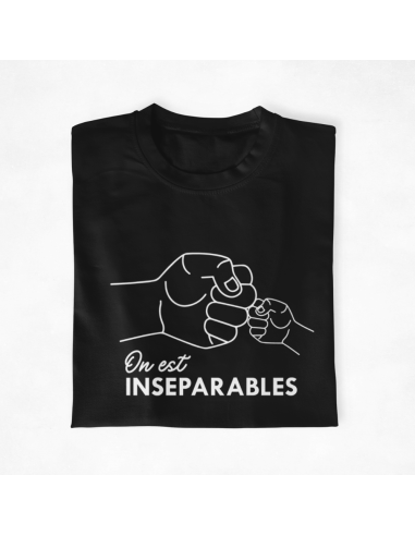 T-shirt Papa & enfant inséparables