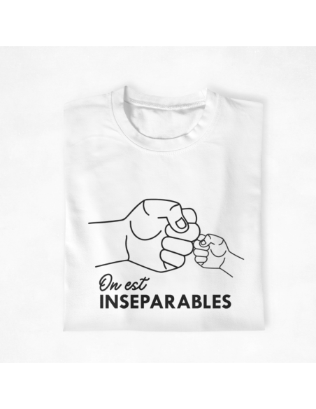 T-shirt Papa & enfant inséparables