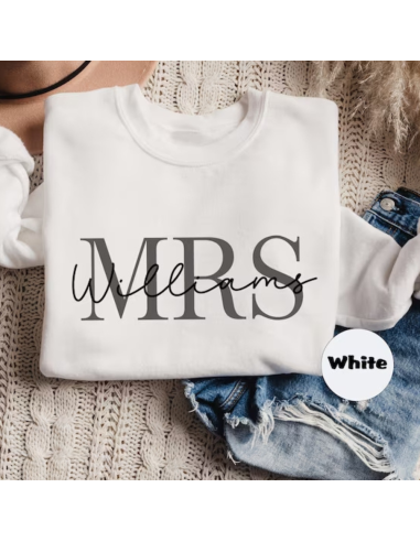 Sweat couple Mrs ou Mr + nom