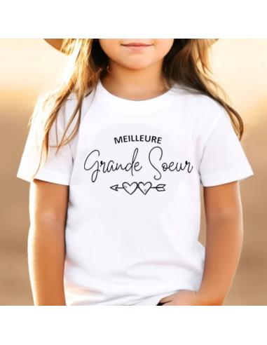 T-shirt meilleure grande soeur