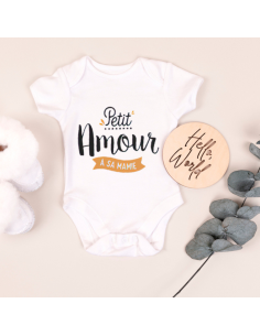 Body petit amour à sa mamie - La folie du personnalisé