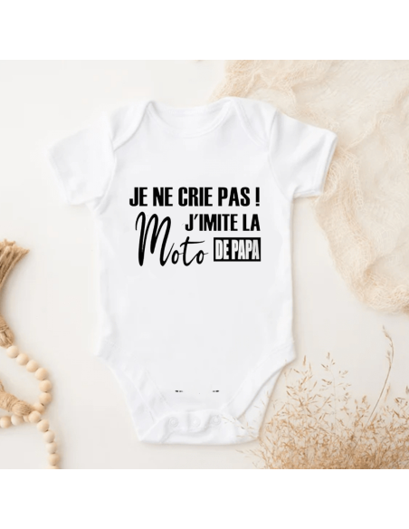 Body je ne crie pas j'imite la moto de papa  - La folie du personnalisé