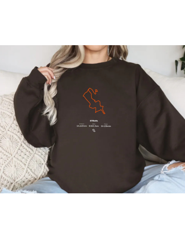 Votre performance Strava personnalisée sur sweat - La folie du personnalisé