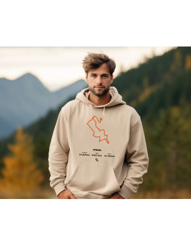 Votre performance Strava personnalisée sur sweat - La folie du personnalisé