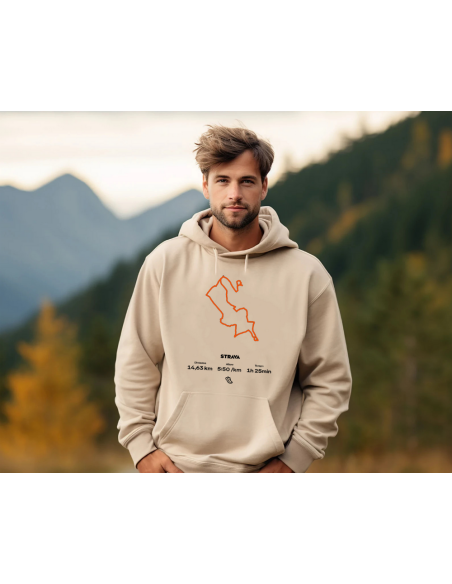 Votre performance Strava personnalisée sur sweat - La folie du personnalisé