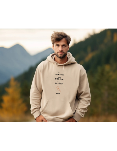 Votre performance Strava personnalisée sur sweat - La folie du personnalisé