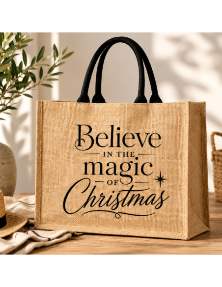 Sac caba Believe in the magic of Christmas