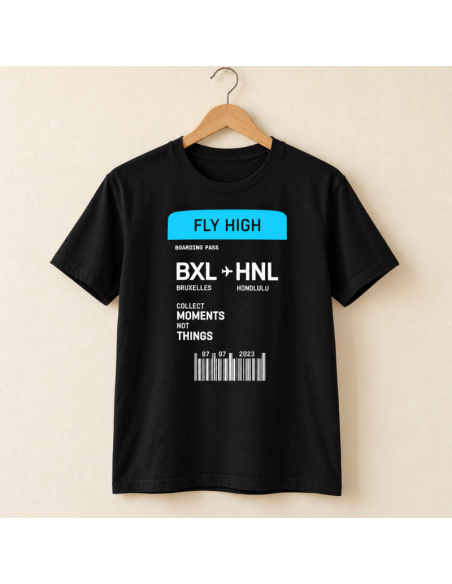 Boarding Pass T-Shirt - La folie du personnalisé