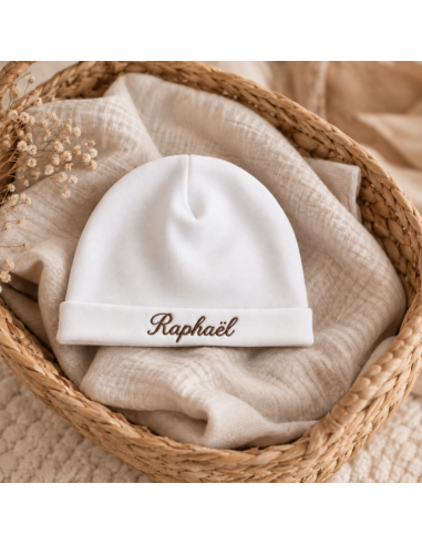 Bonnet de naissance prénom