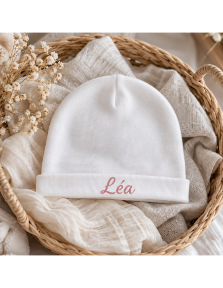 Bonnet de naissance prénom