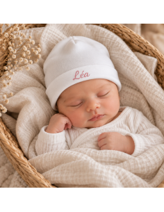 Bonnet de naissance personnalisé prénom - La folie du personnalisé 2