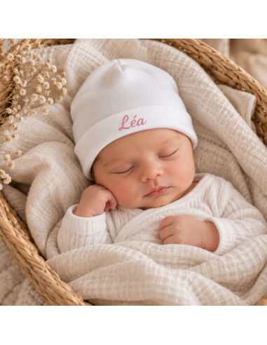 Bonnet de naissance prénom