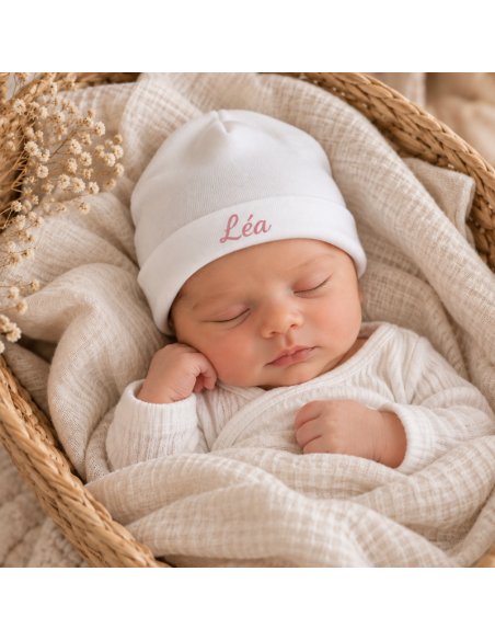 Bonnet de naissance prénom